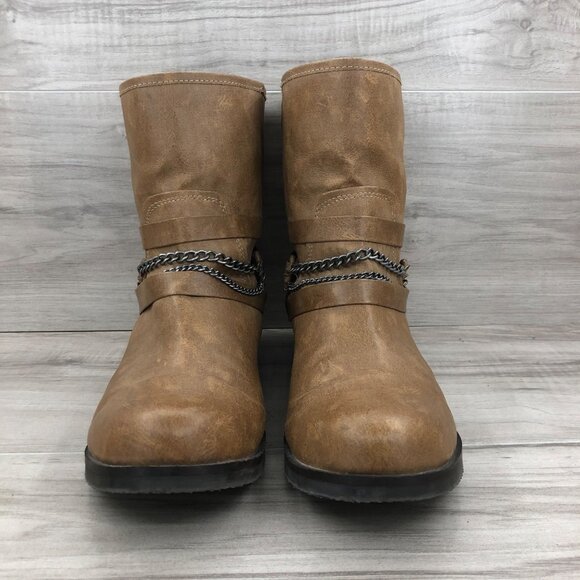 Coconuts by Matisse Boots Women's 8.5 Berriman Brown Pull On Shoes - Picture 7 of 11